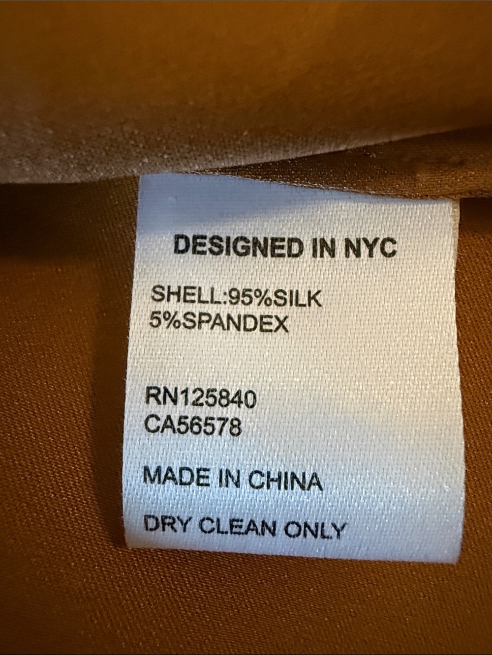 Intermix Silk Long Sleeve Blouse with High Neckline & Button Detailing. Size 2. - Picture 5 of 5
